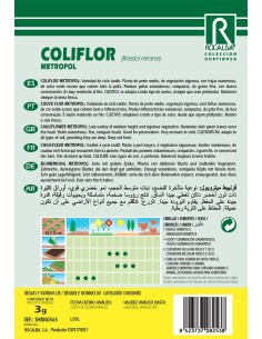 Semilla coliflor metropol 2