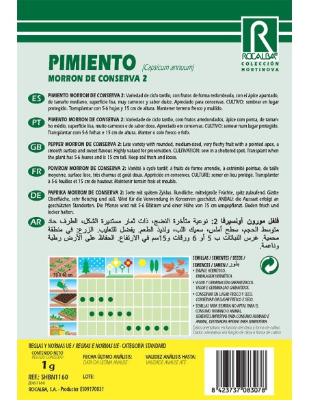 Semilla pimiento morron de conserva 2