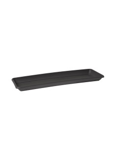 Plato rectangular de plastico para jardinera