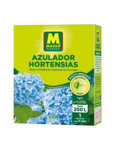 Azulator - Fertilizante solúvel Hortensias Massó (200 gr)