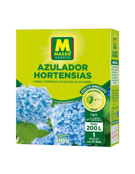 Azulator - Fertilizante solúvel Hortensias Massó (200 gr)