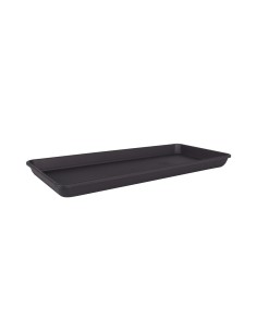 Placa de plástico retangular para plantador L