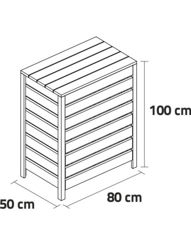 Compostador madera