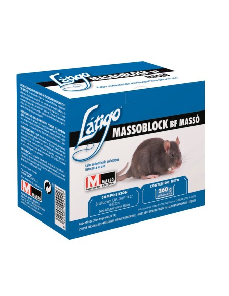 Raticida Latigo block BD (250 gr)