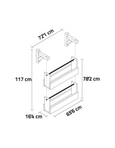 jardineres penjants 3 prestatges XL 2