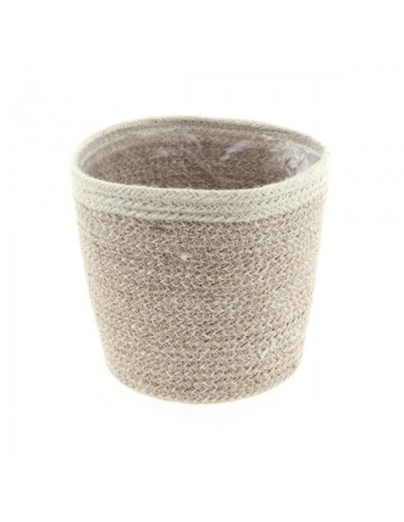 Vaso de Juta Safari vermelho (vaso18 cm ø)
