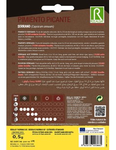Semente de pimentao Serrano (15.000 scoville) 2