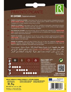 Semilla Pimiento Cayenne (50.000 scoville) 2