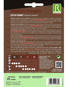 Semilla Pimiento Scotch Bonnet (250.000 scoville) 2