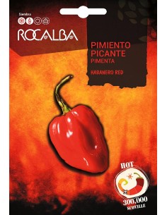 Semilla Pimiento Habanero Red (300.000 scoville)