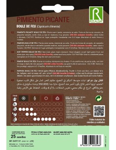 Semente de pimentao Boule de feu (350.000 scoville) 2