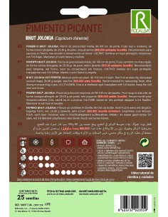 Semente de pimentao Bhut Jolokia (800.000 scoville) 2