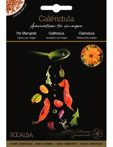 Semente de calêndula - aromas de vinagre
