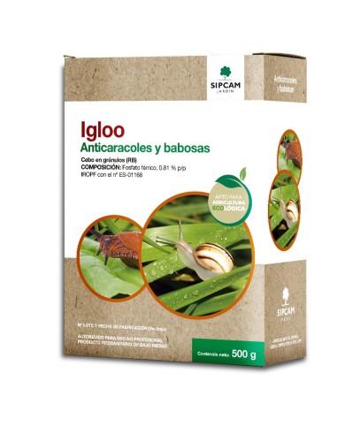 Igloo anticaracoles y babosas (500 gr)
