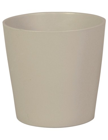 Maceta de cerámica básica beige (varias medidas)
