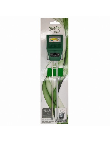 Medidor de pH e humidade do solo