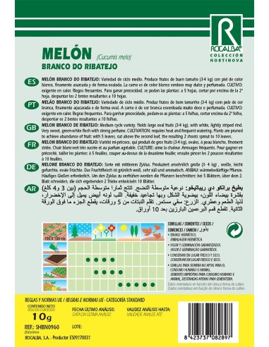 Semilla melón branco do ribatejo