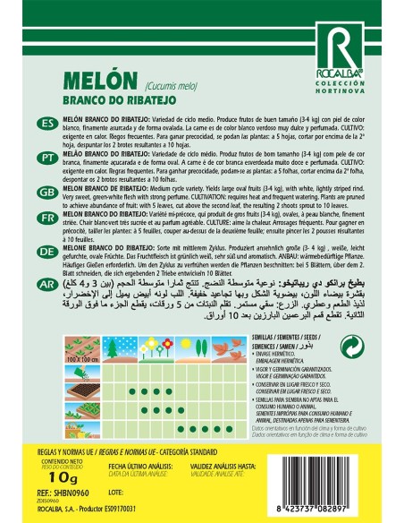Semilla melón branco do ribatejo