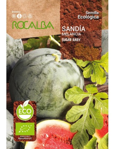 Semilla Sandía Sugar baby (ecológica)