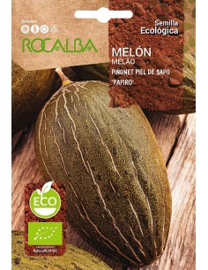 Semilla Melón Piñonet Piel de Sapo 'Papiro' (ecológica)
