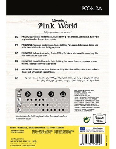 Semilla tomate Pink world
