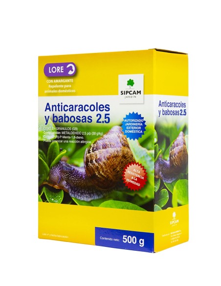 Anticargols i baboses 2.5 (500 gr)