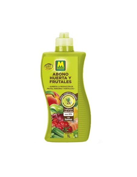 Engrais Liquide Biologique pour Vergers et Arbres Fruitiers Masso Garden (1 litre).