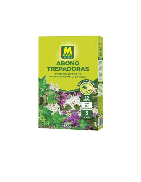 Engrais Granulé pour Plante Grimpante de Jardin Massó (800 gr).