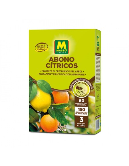 Adob granulat Cítrics Massó Garden ecològic (800 gr)