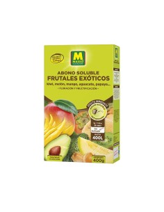 Abono soluble frutales exoticos ecologico Massó Garden (400 gr)