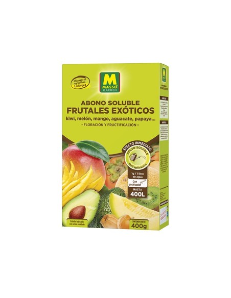 Adob soluble fruiters exotics ecològic Massó Garden (400 gr)