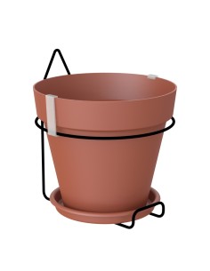 Pote plástico Capri Wall (vaso 20 cm Ø)