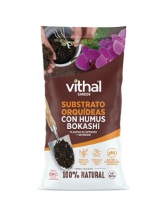 Substrato orquídeas com humus Bokashi (2 litros)