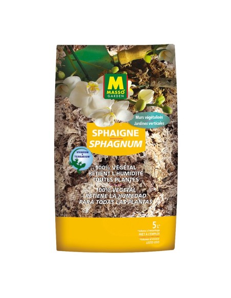 Musgo sphagnum (5 litros)