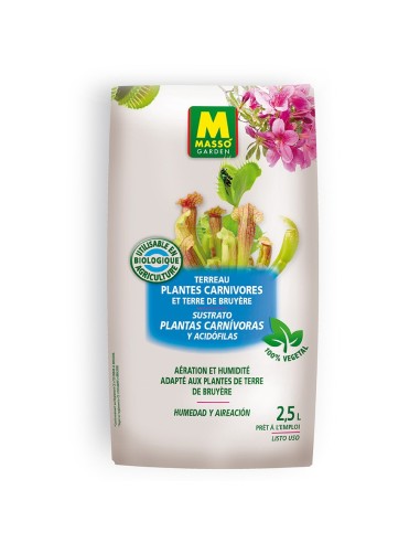 Sustrato plantas carnívoras (2,5 litros)