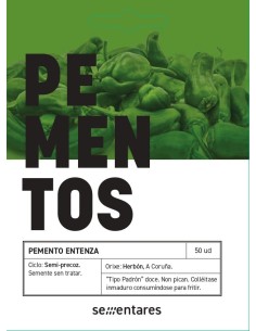Semente de pimento Entenza (tradicional galego)