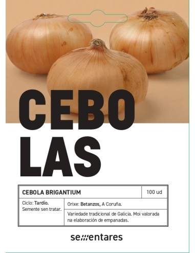 Semilla cebolla Brigantium (tradicional gallega)