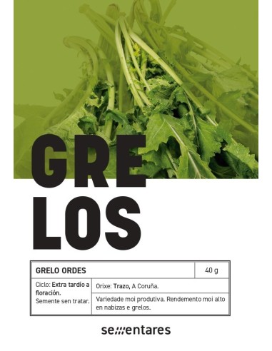 Semilla grelo Ordes (tradicional gallega)