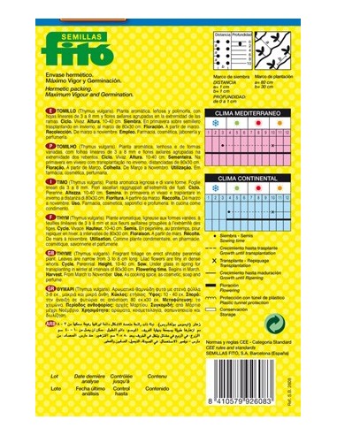 graine de thym