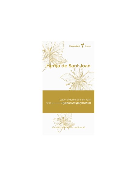 Semente de hypericum perforatum (tradicional catalán)