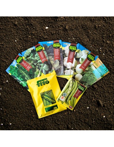 Pack de semente para horto de inverno basica 8
