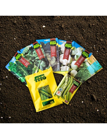 Pack de llavors hortícoles hivern bàsiques 8