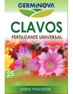 Abono Universal Clavo Germinova (25 varitas - 45 gr)