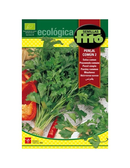 Semente de salsa comum (orgânica) em Germigarden