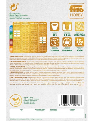 Graine Poivre Kap 140501 F1 (hybride) (1 000 graines)