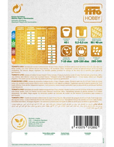 Graine tomate Sardo F1 (hybride) (1 000 graines)