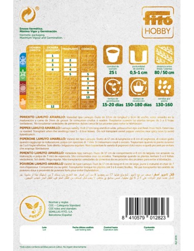 Graine Poivre Almanzo F1 (hybride) (1 000 graines)