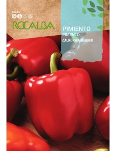 Semilla pimiento California Wonder