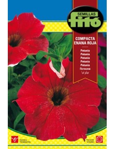 Semente de Petúnia Vermelha em Germigarden