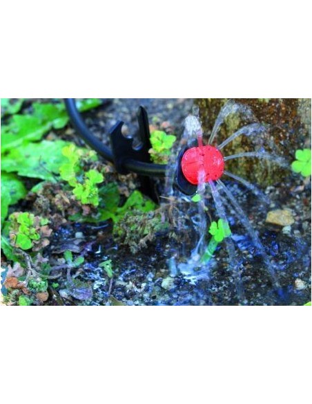 Gotero SPIDER-R - Caudal regulable 0 - 70 l/h. - Desmontable